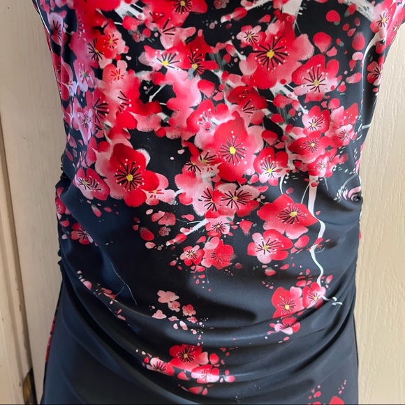 🏷️Sadie Jane Womens leotard Sz Small “the chain” style black, flowers - Picture 4 of 8